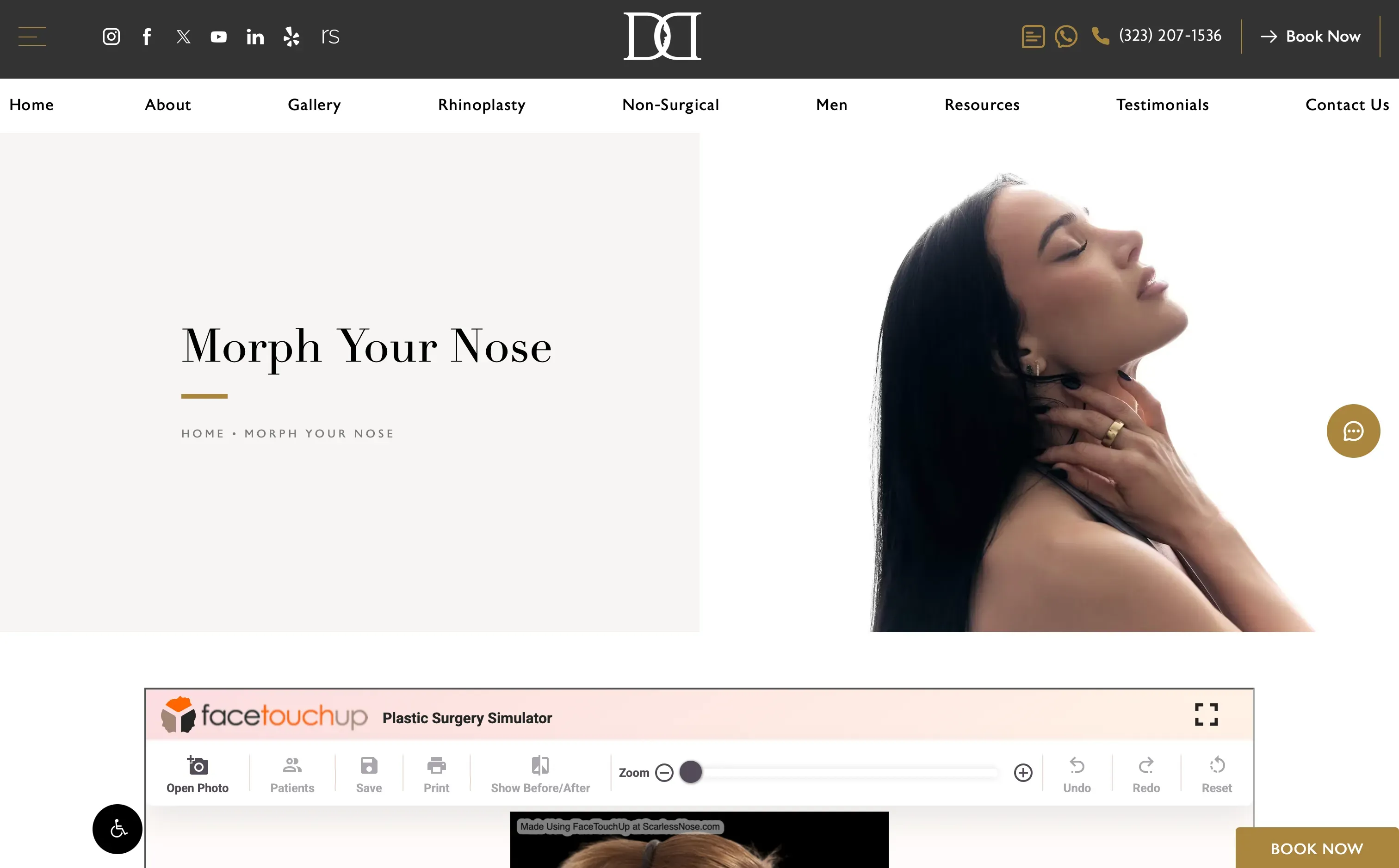 Morph Your Nose Face Touchup